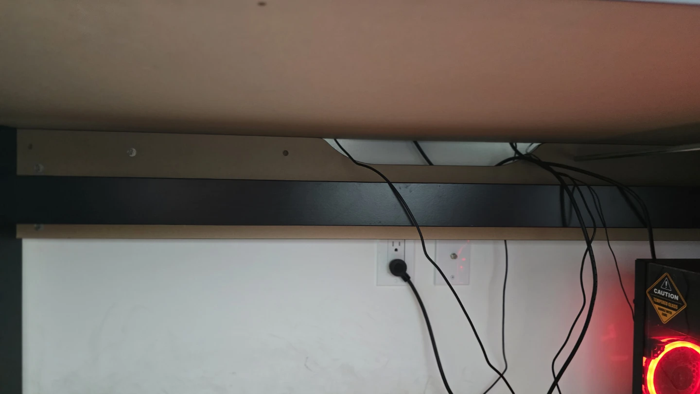 IKEA MALM Desk with Pull-Out Panel (Black-Brown) - photo 2