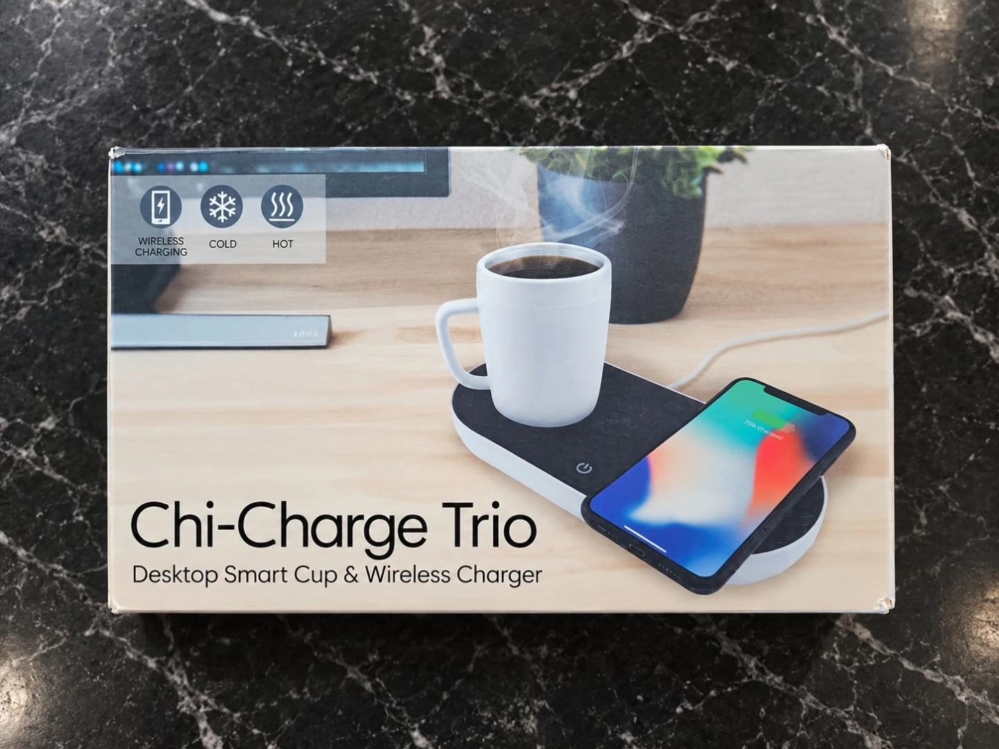 Chi-Charge Trio Desktop Smart Cup & Wireless Charger