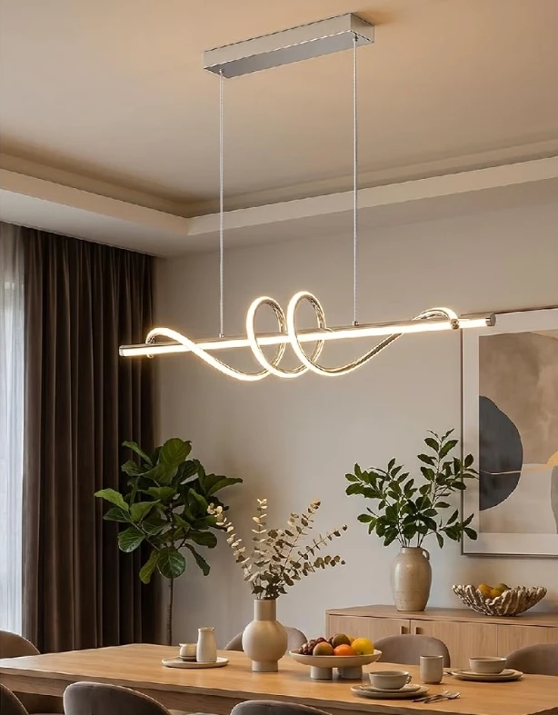 Modern LED Linear Suspension Chandelier
