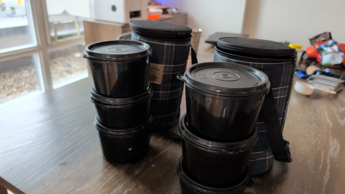 Stainless Steel Food Containers with Insulated Bags