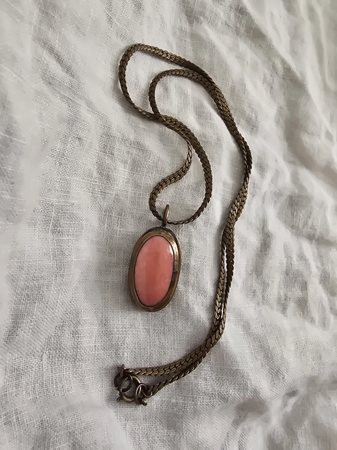 🏈Vintage Rafael Alfandary Canada Oval Necklace