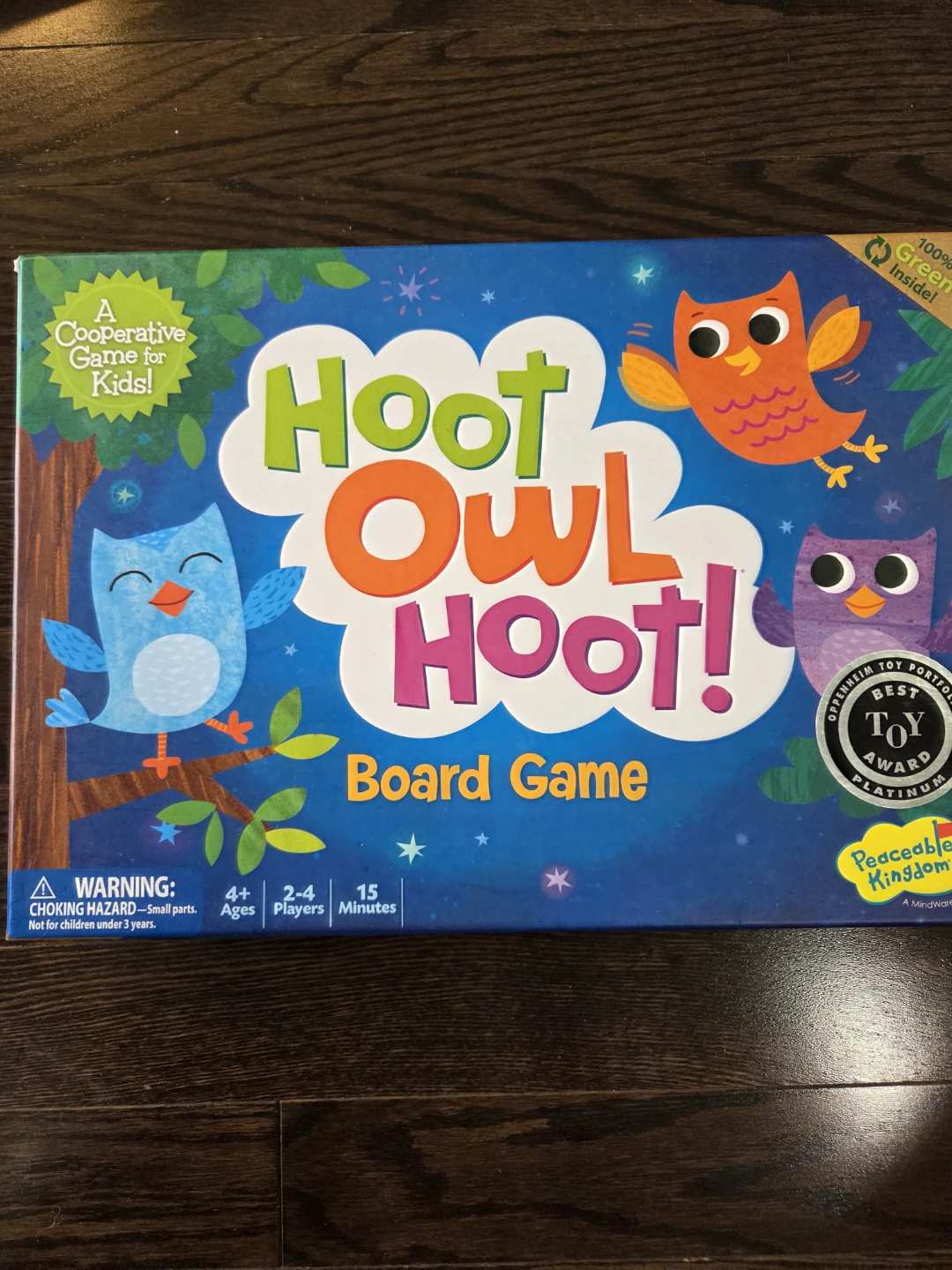 Hoot Owl Hoot! Cooperative Board Game
