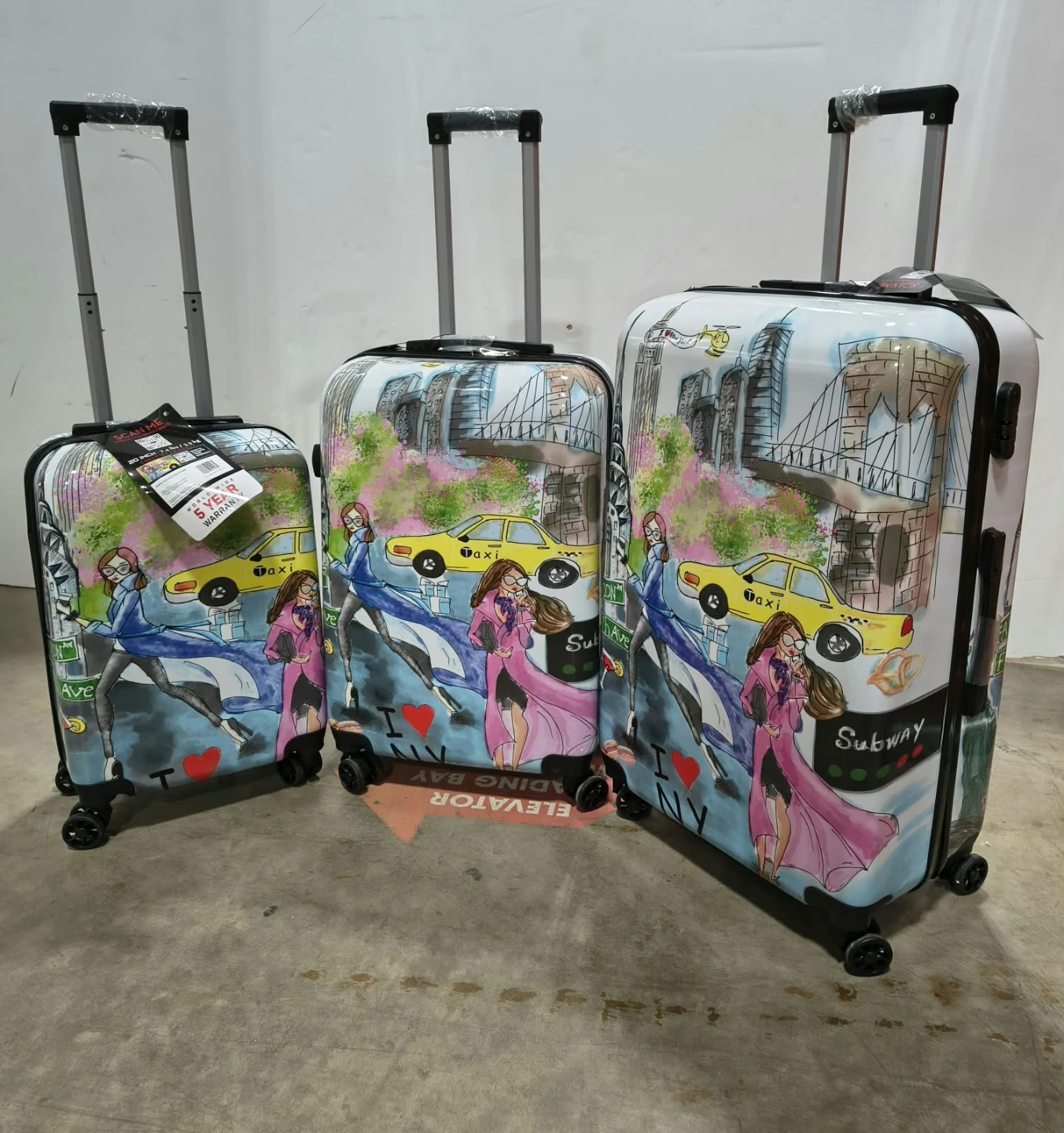 Toscano l NEW YORK LOVE 💕 l 3 PCs l 28-2r-20 l  Hardside