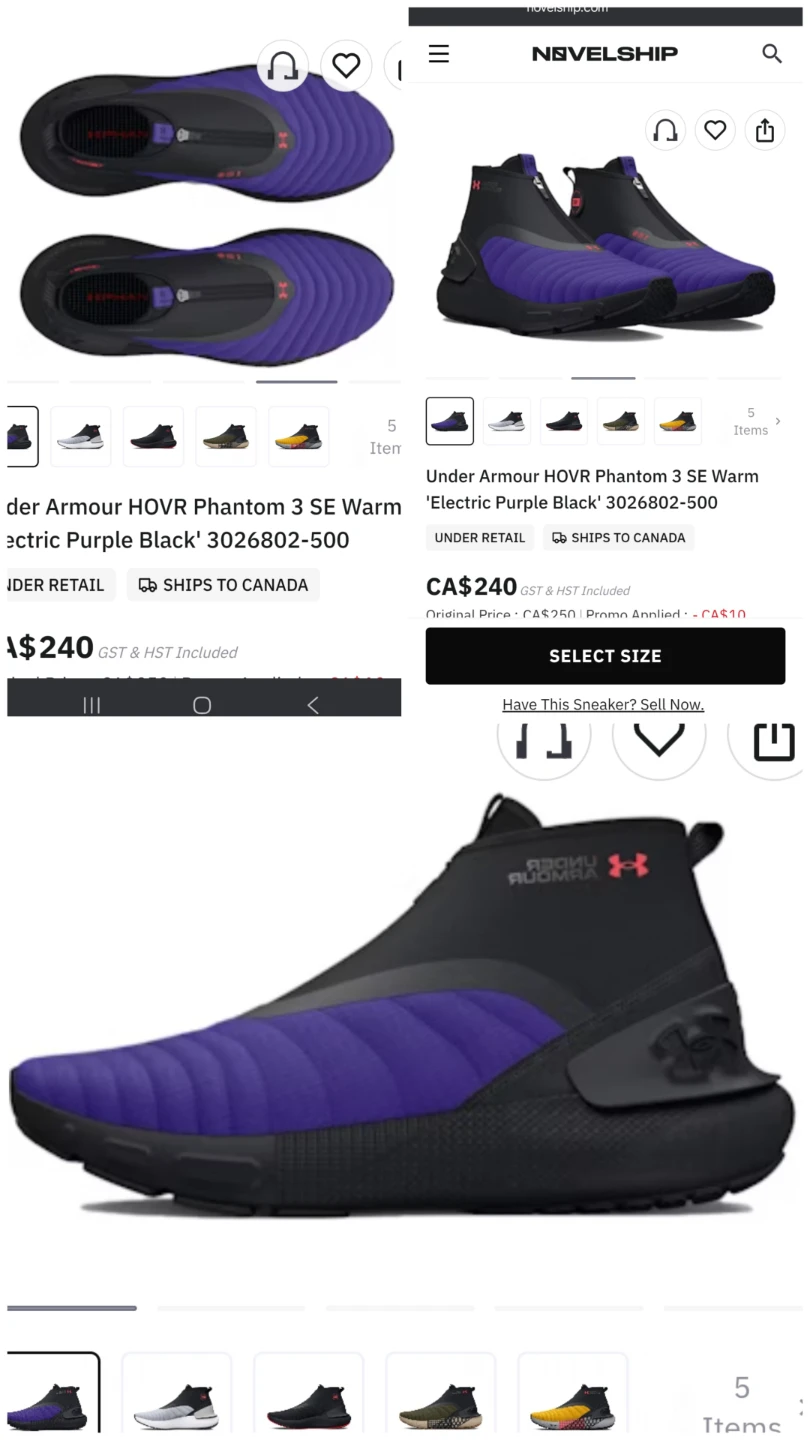 New Underarmor limited edition - Purple Unisex