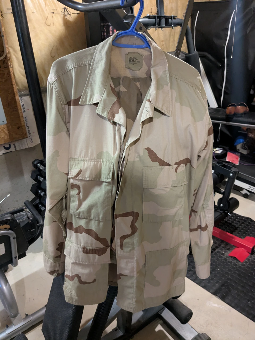 Army jacket and pants