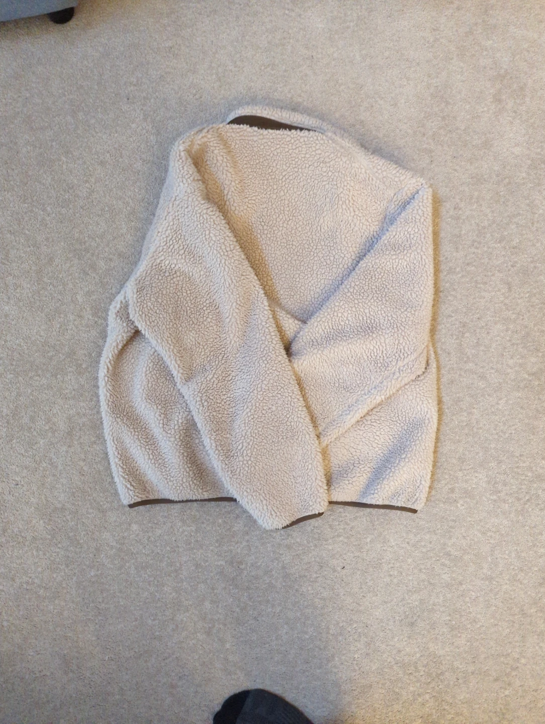 Uniqlo Fleece Jacket - Beige - Size M - photo 3