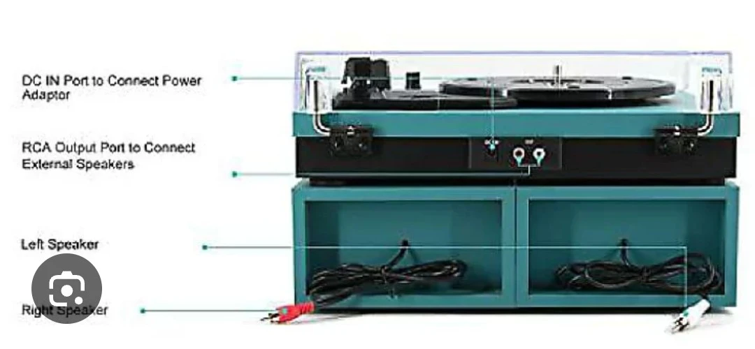LP&No.1 Turntable with External Speakers - photo 3