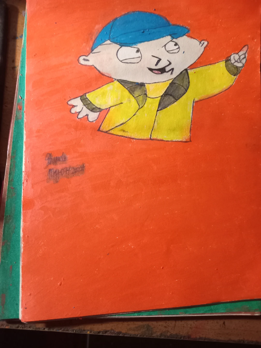 STEWIE GRIFFIN DRAWING BY CUSTOM ARTIST SHERWIN - photo 3