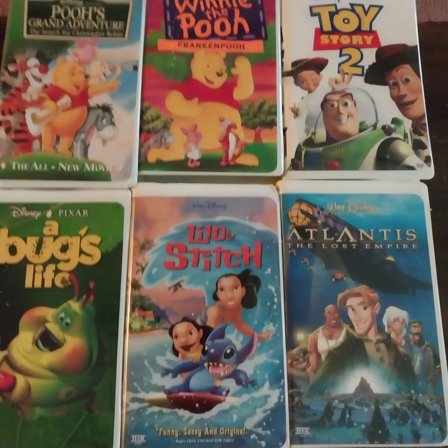 🏈Set of 6 Disney VHS Tapes🏈