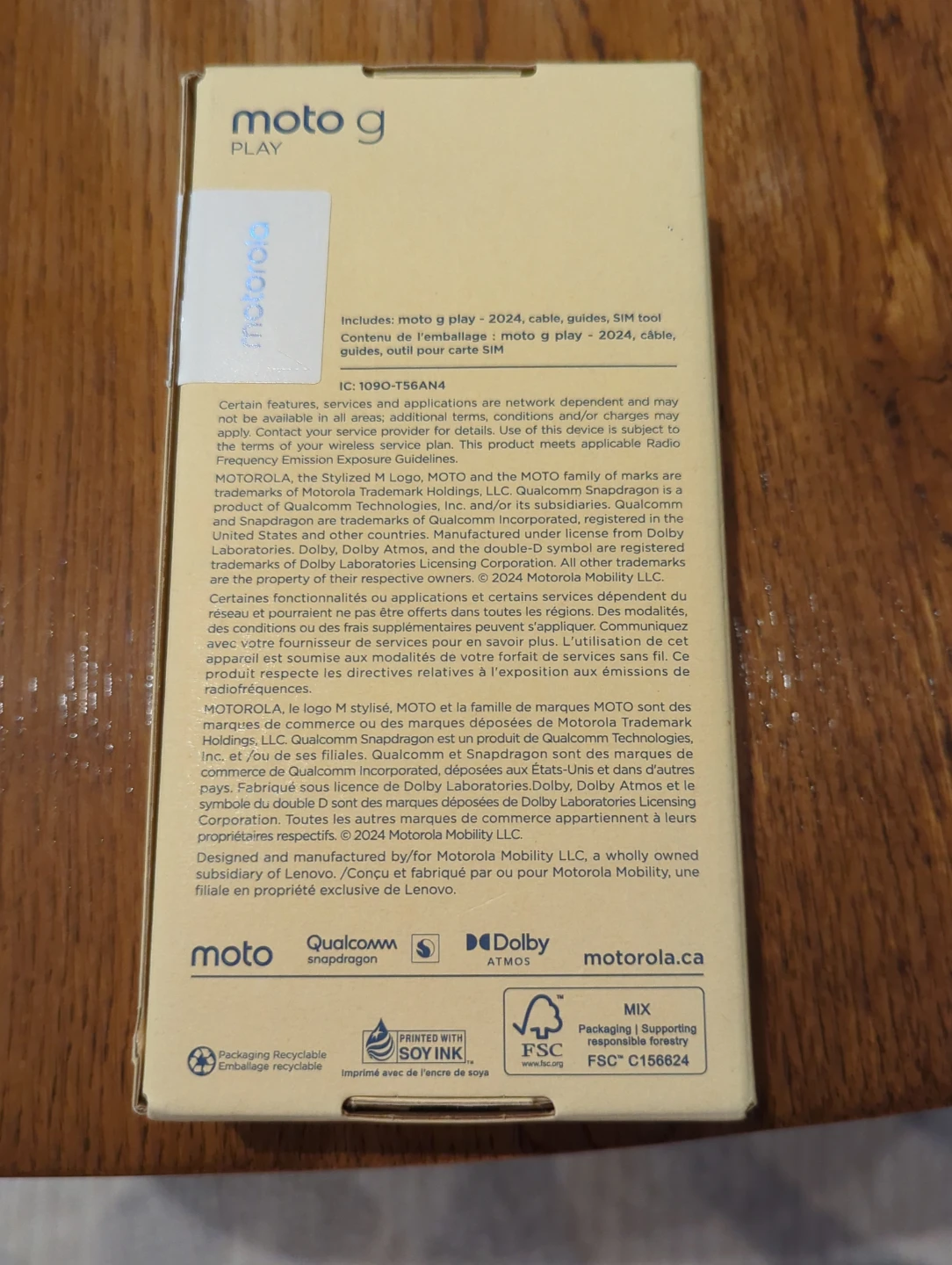 Motorola moto g play 2024 Sapphire Blue BNIB unlocked - photo 2