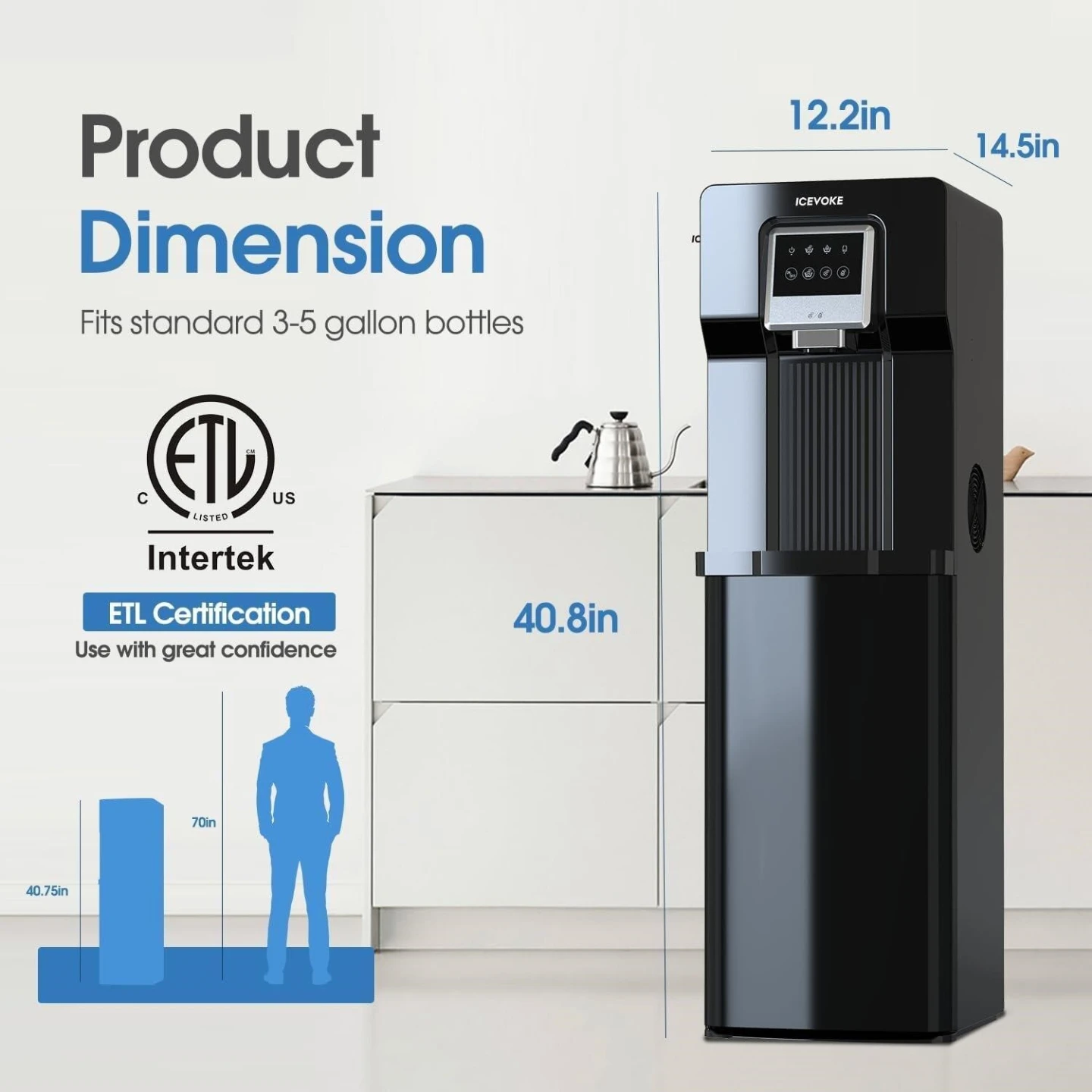 ICEVOKE Water Cooler and Ice Maker - photo 2