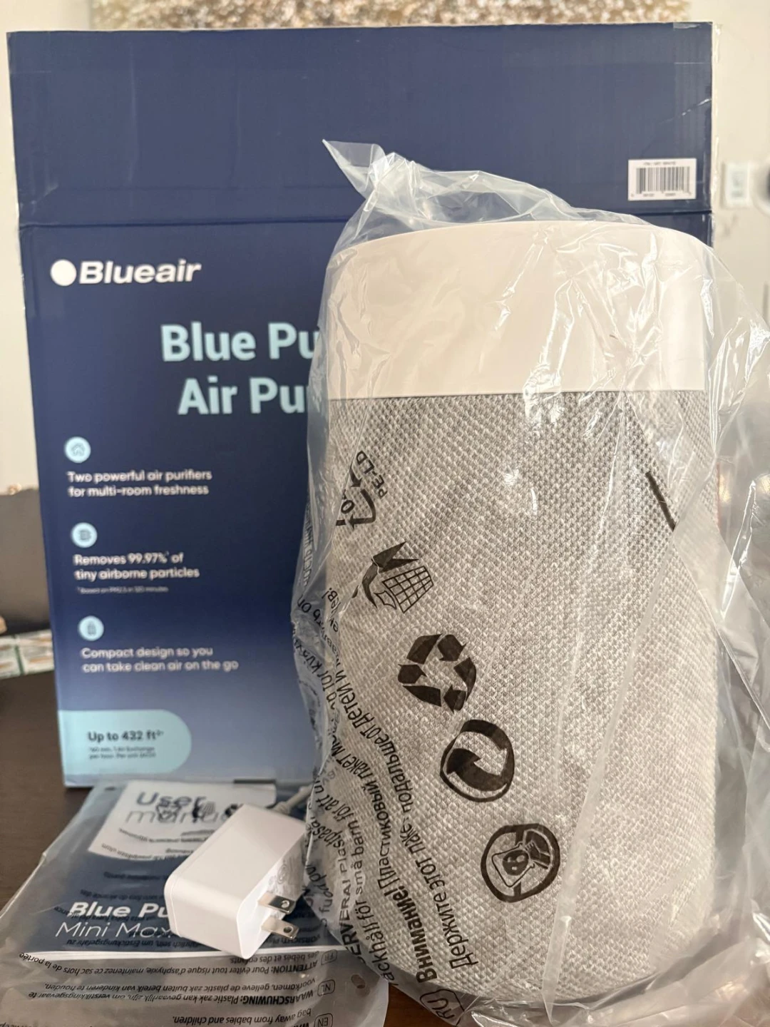 Brand New : Blueair Blue Pure Mini Air Purifier - photo 2
