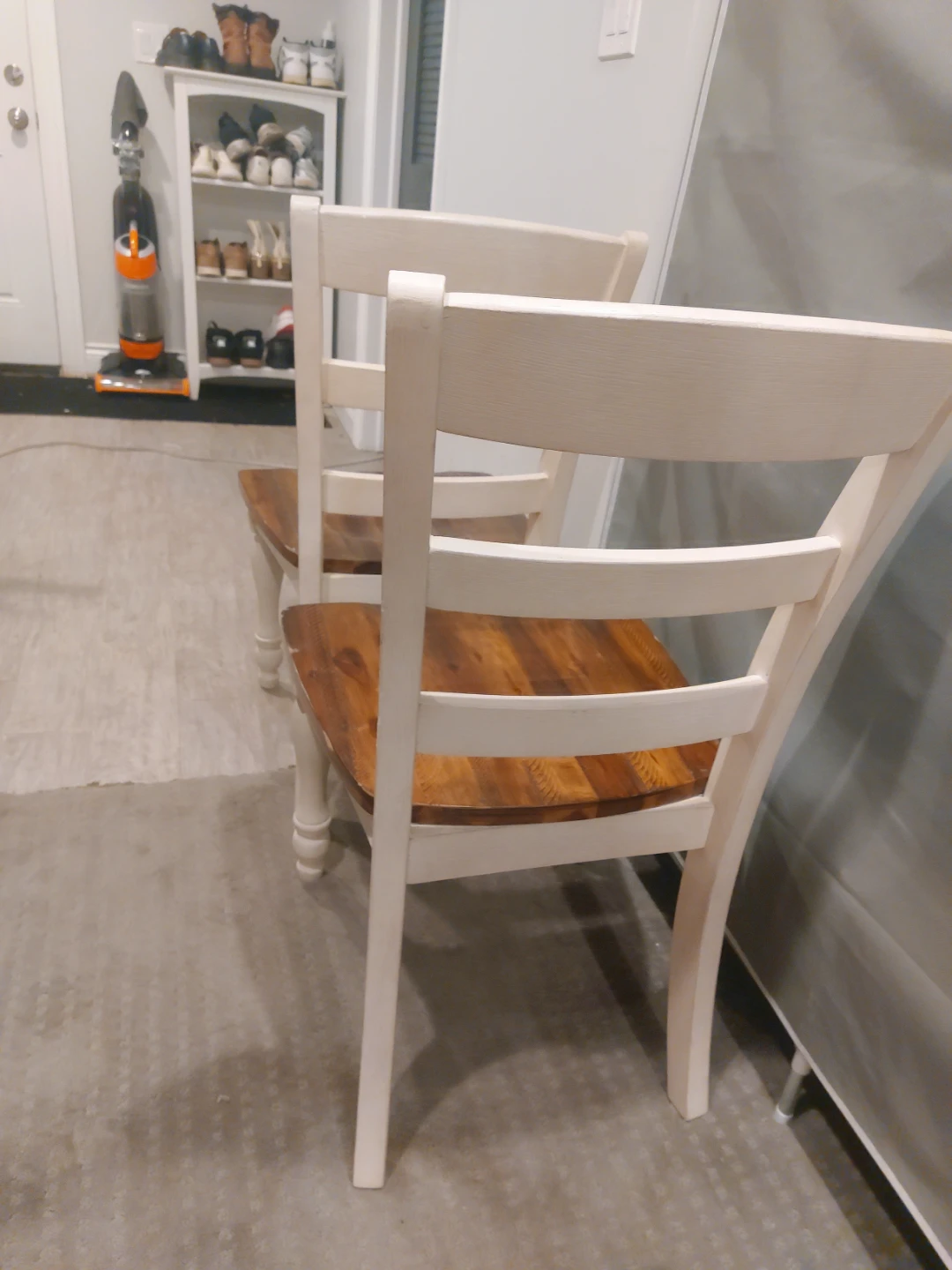 Set of 2 Farmhouse Style Dining Chairs - photo 3