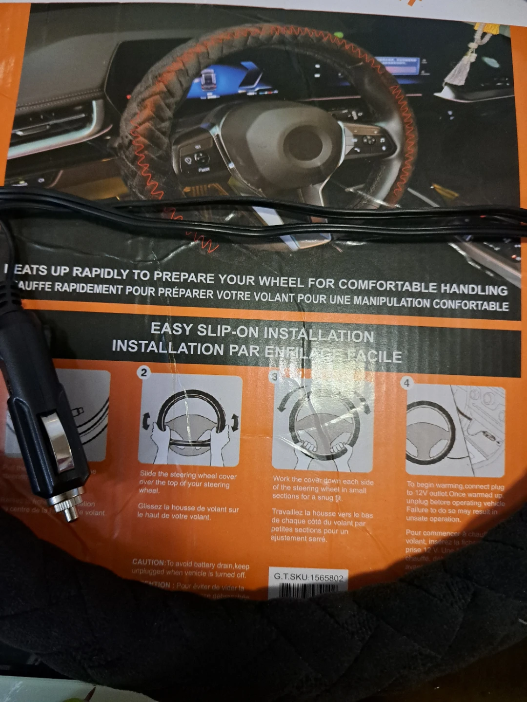 Warm Shield Heated Steering Wheel Cover - photo 4