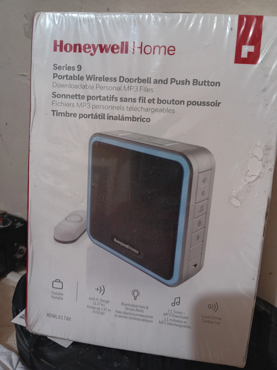 Honeywell Home Series 9 Portable Wireless Doorbell