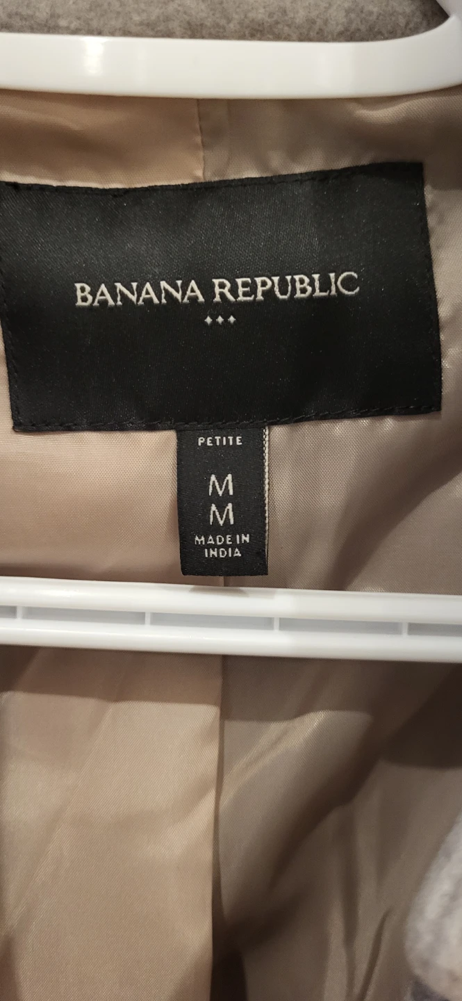 Banana Republic Petite Medium Grey Coat - photo 3