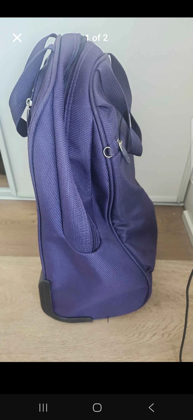 Purple luggage