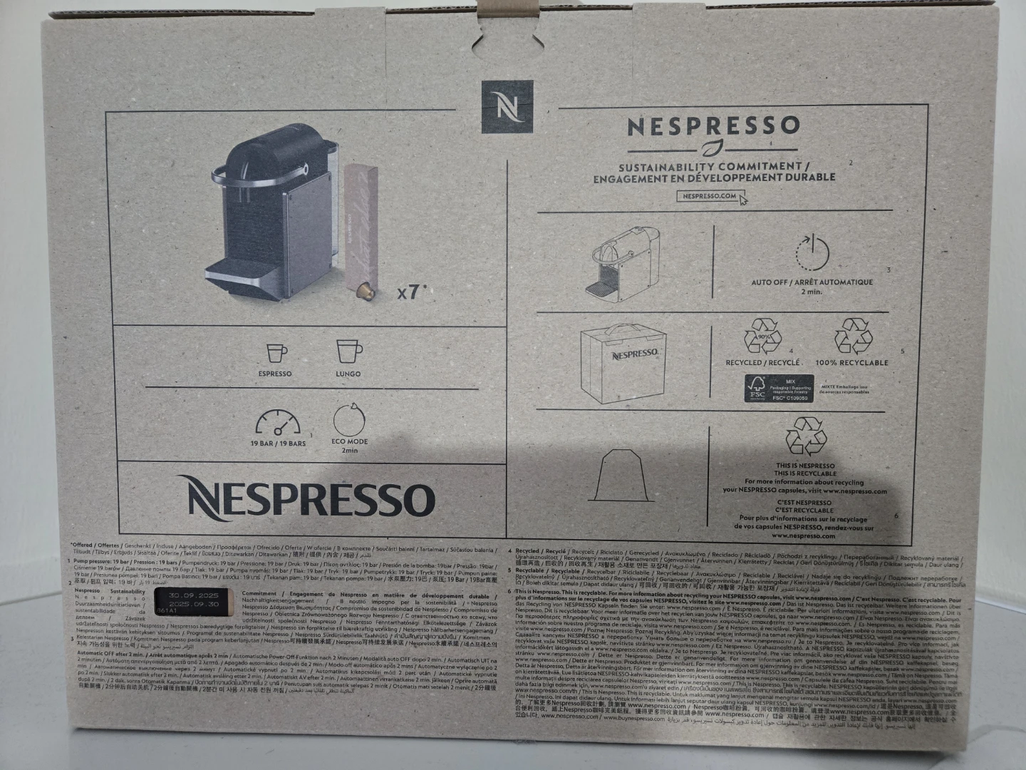 Nespresso Pixie Coffee Machine - photo 3