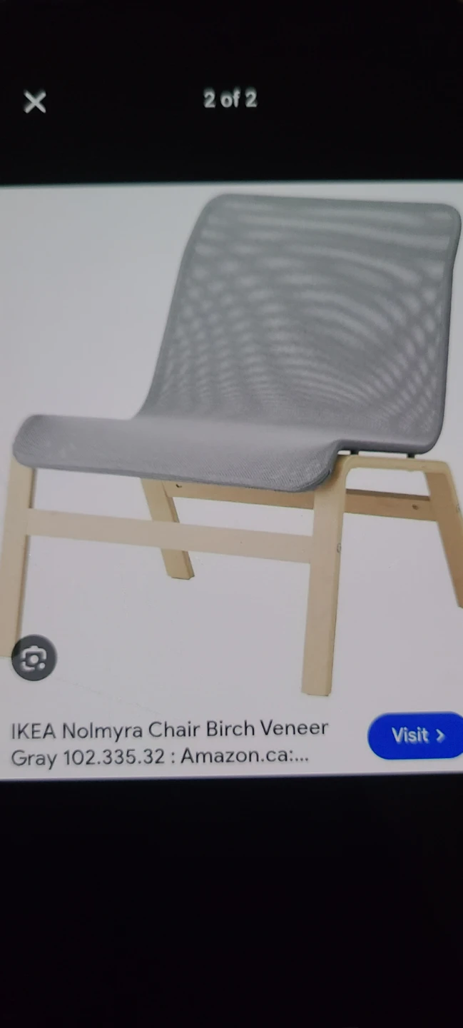 IKEA Nolmyra Lounge Chair - Grey - photo 2