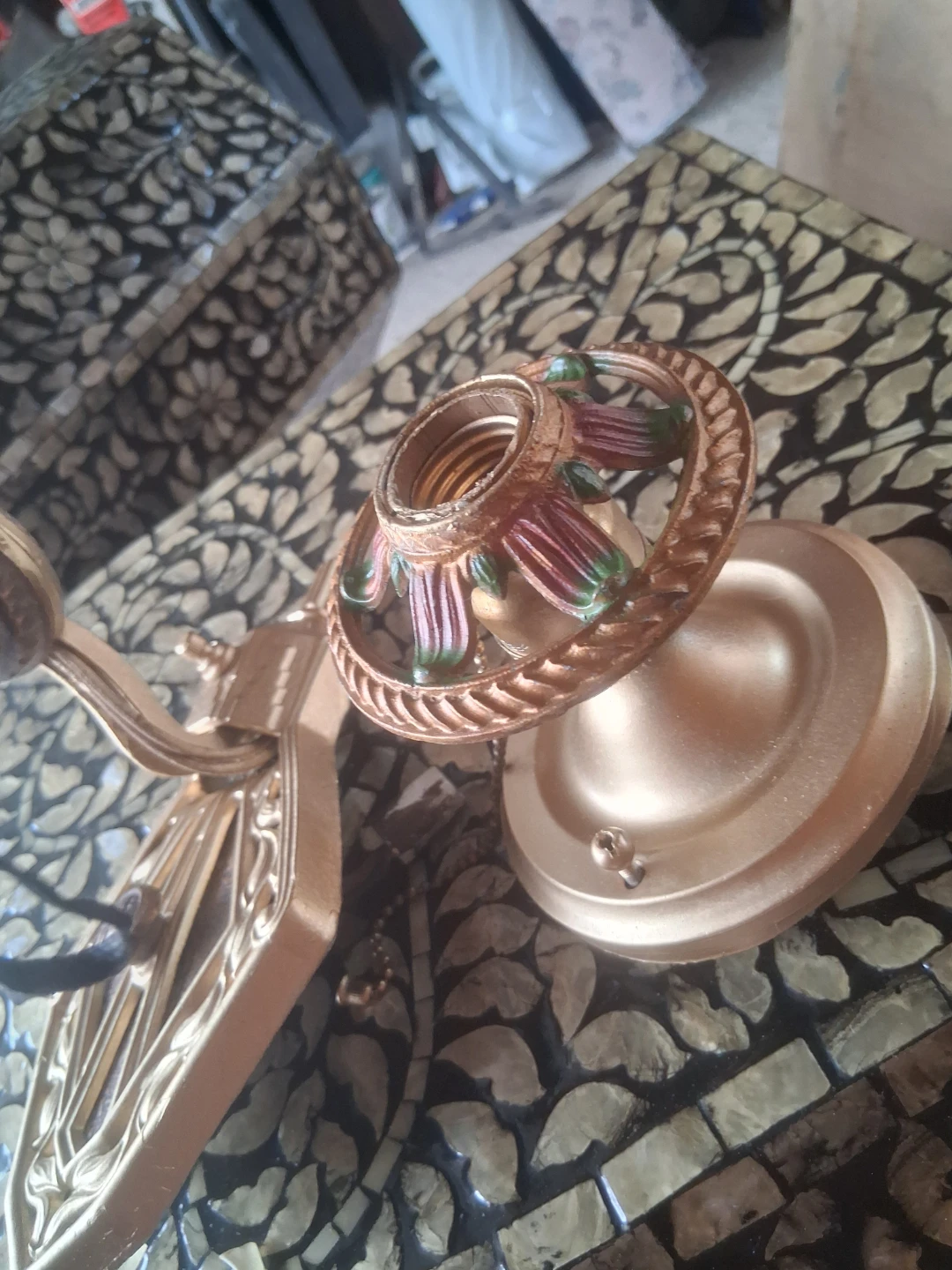 Vintage Gold Wall Sconce Light - photo 3