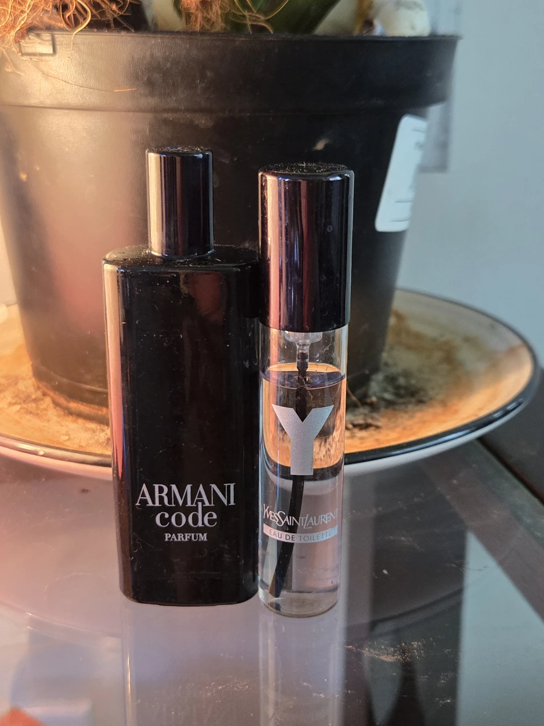 Armani Code Parfum and YSL Eau de Toilette