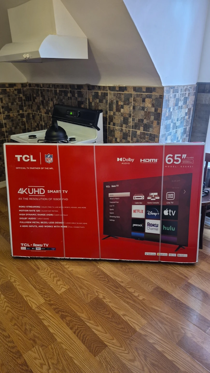 TCL 65 inch 4K UHD Roku Smart TV - photo 2