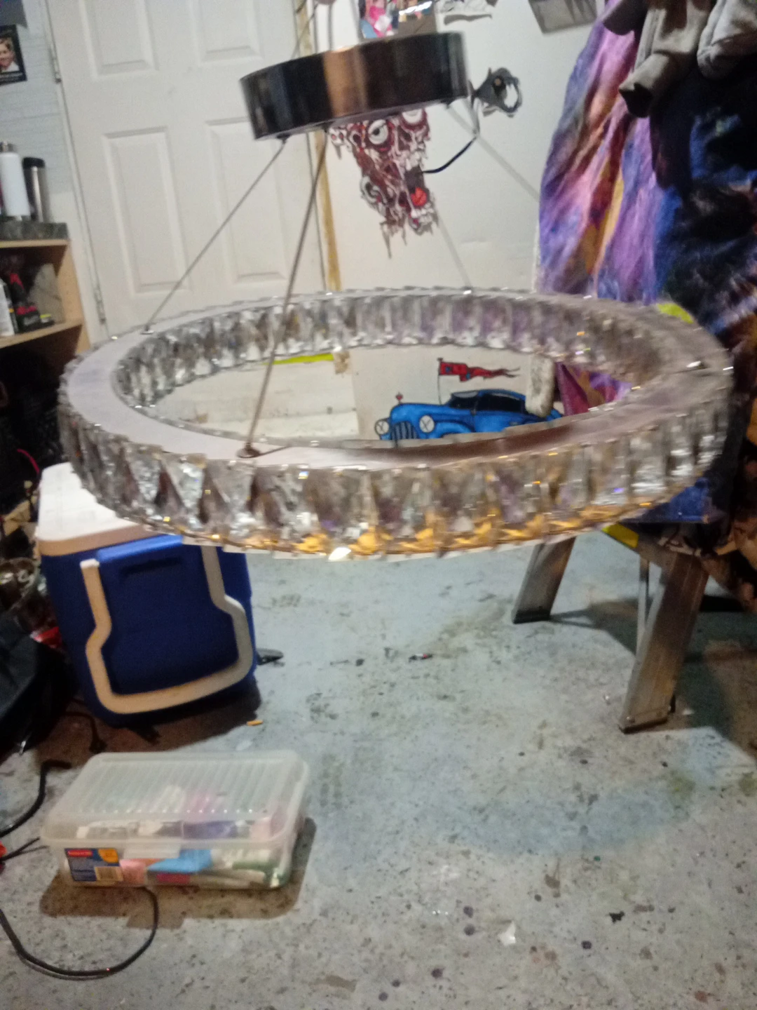 Crystal Ring Chandelier - photo 2