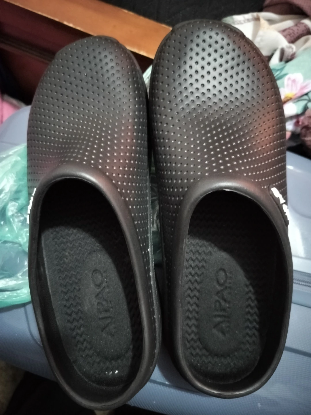 🏈Aipao Black Slip-on Clogs