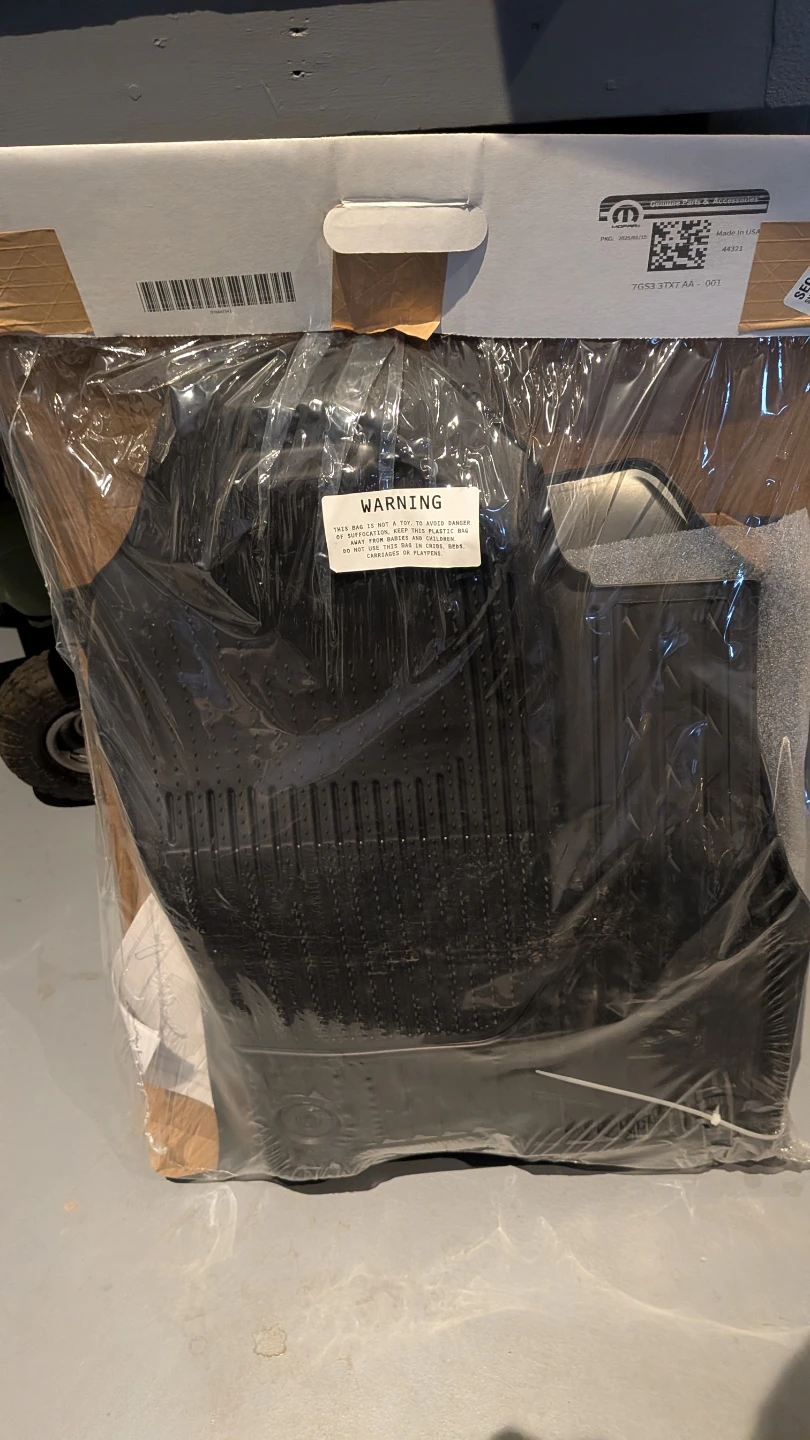 All weather floor mats  2009 to 2025 Dodge RAM 1500 crew cab - photo 2