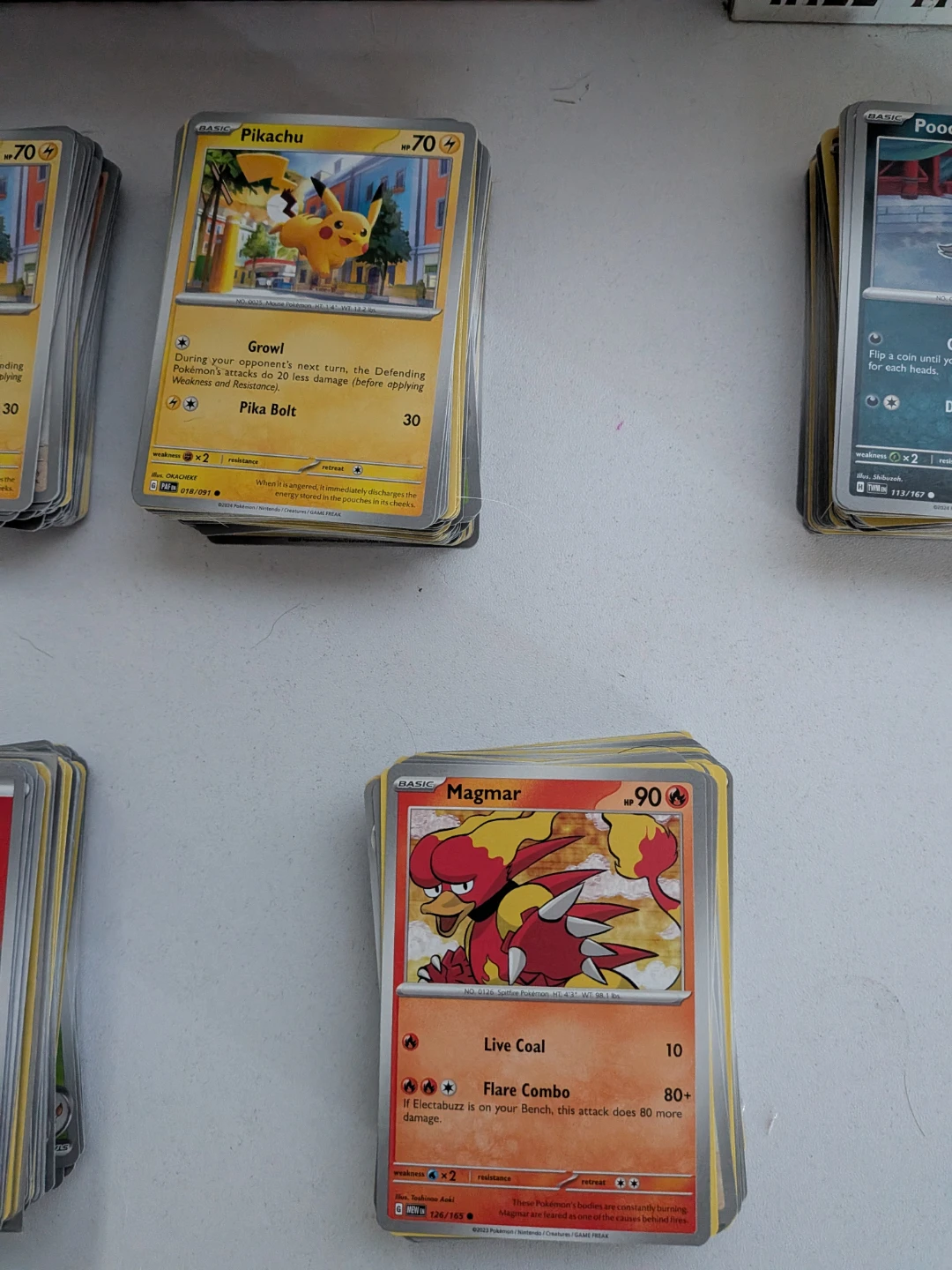 Assorted Pokemon Trading Card Collection
