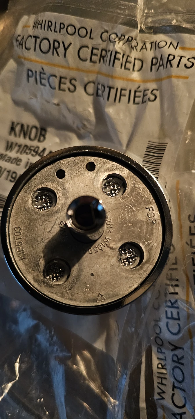 Two Whirlpool Factory Certified Knob W10594481 - photo 2