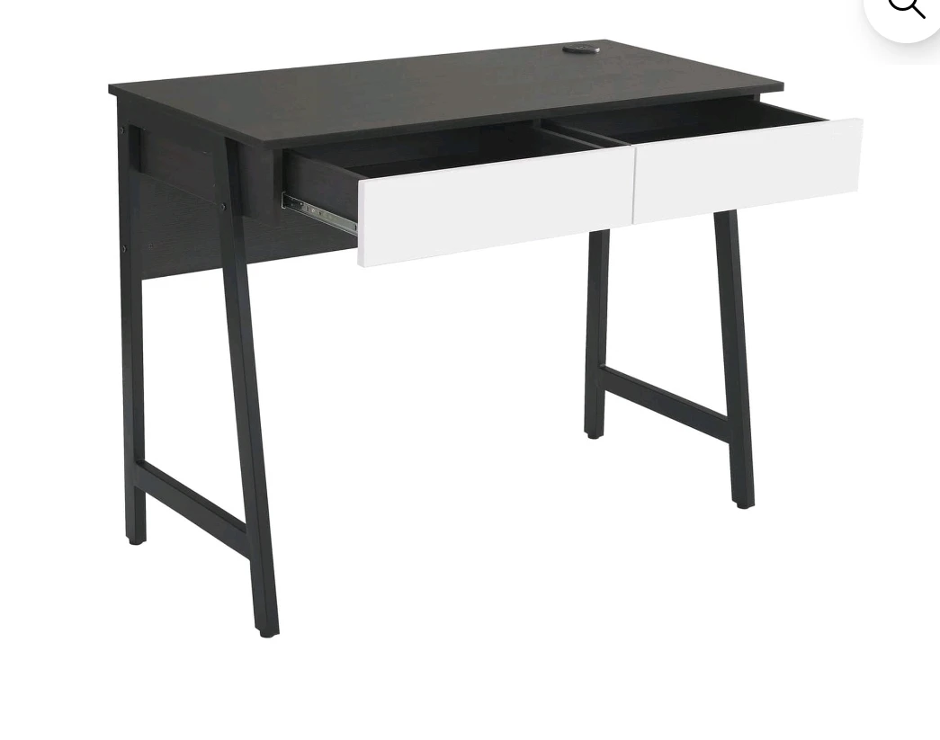 Modern two-drawer desk/vanity table - photo 3