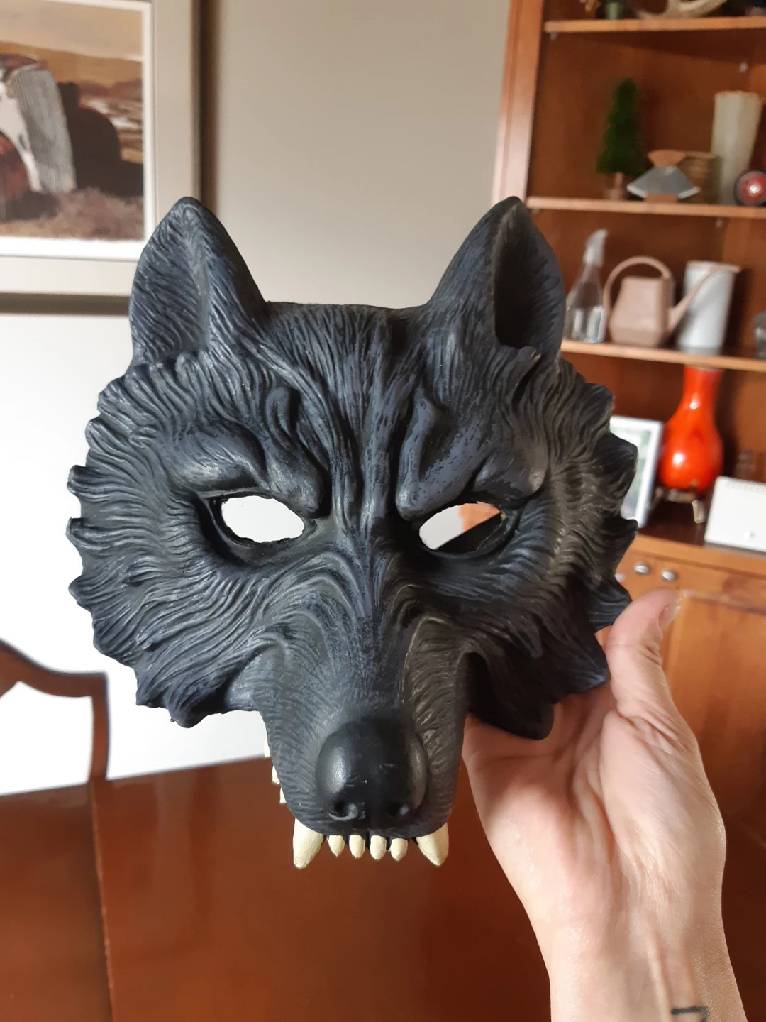 Party City Werewolf half face Mask - photo 5