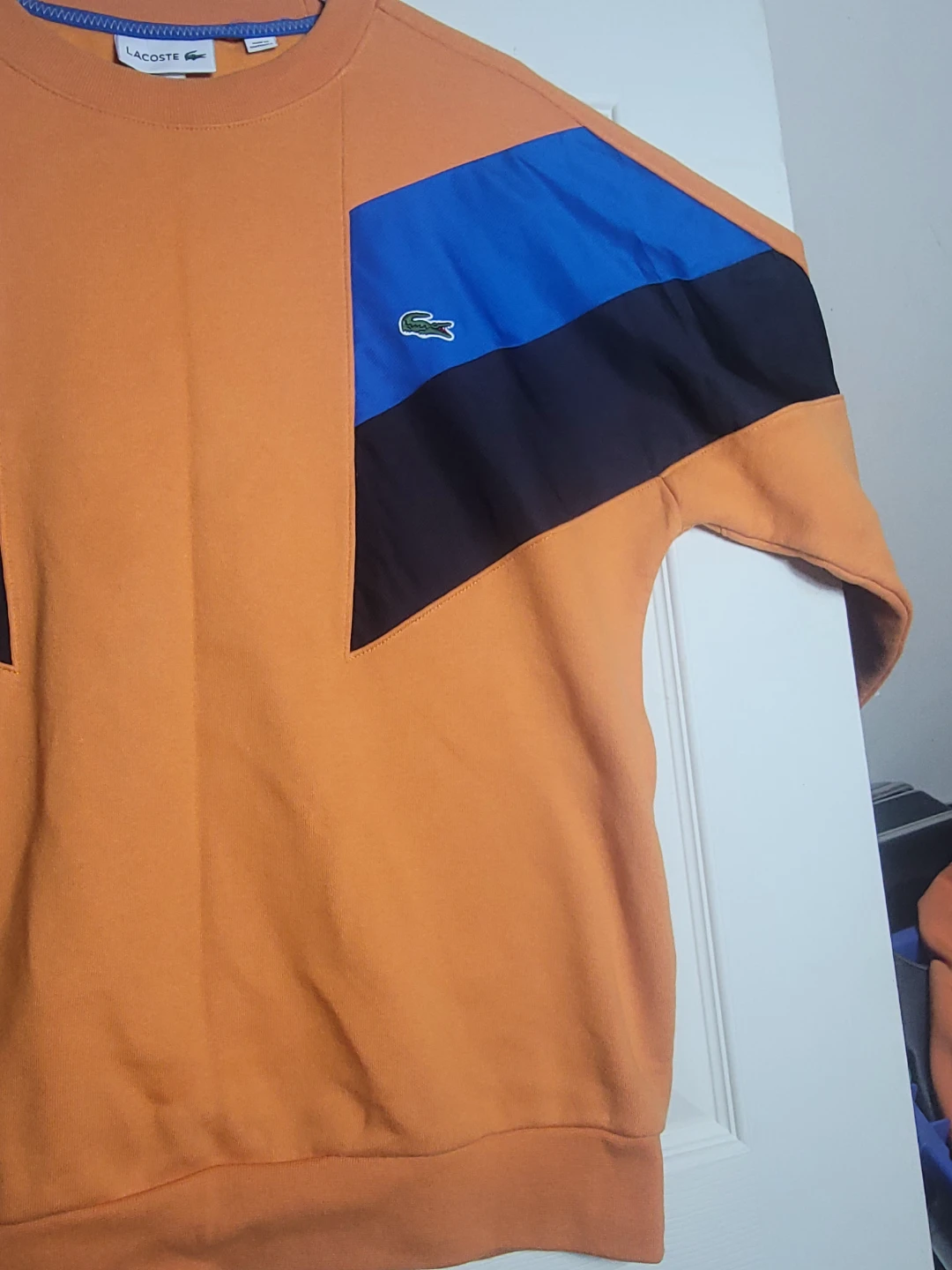 Lacoste Colorblocked Sweatshirt Orange - photo 5