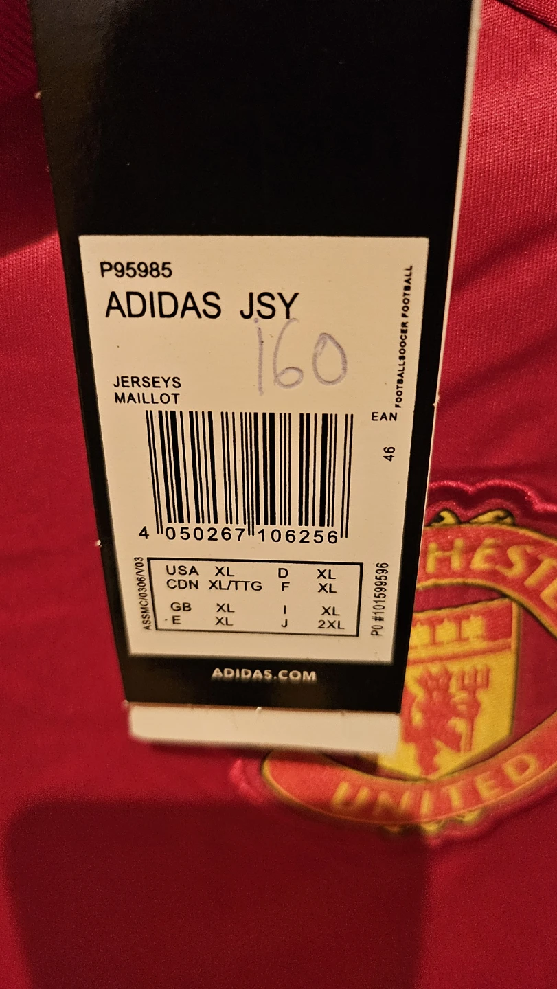 Adidas Manchester United Rashford Jersey XL - photo 3