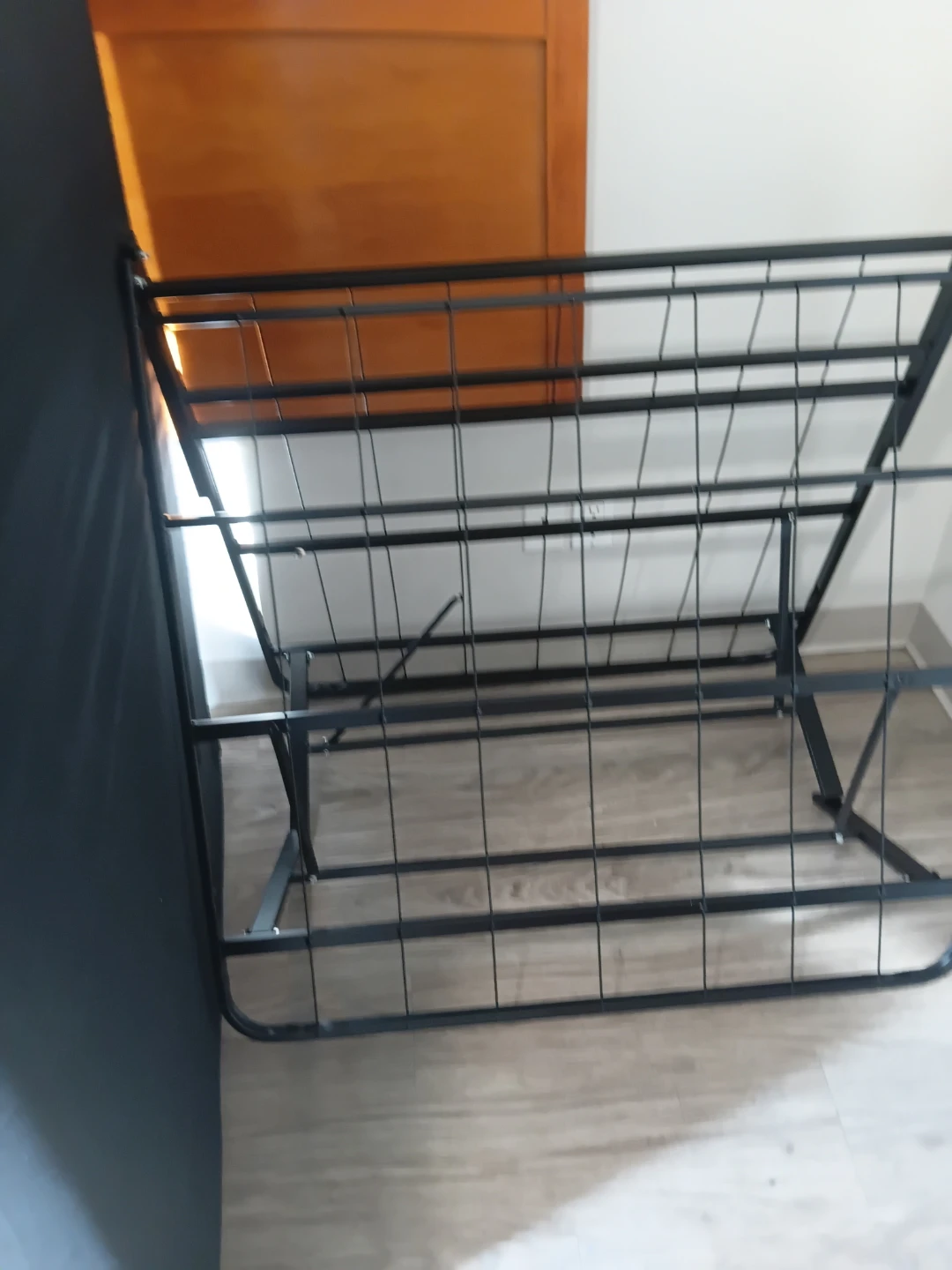 Single rollaway bed frame with mattress - photo 2