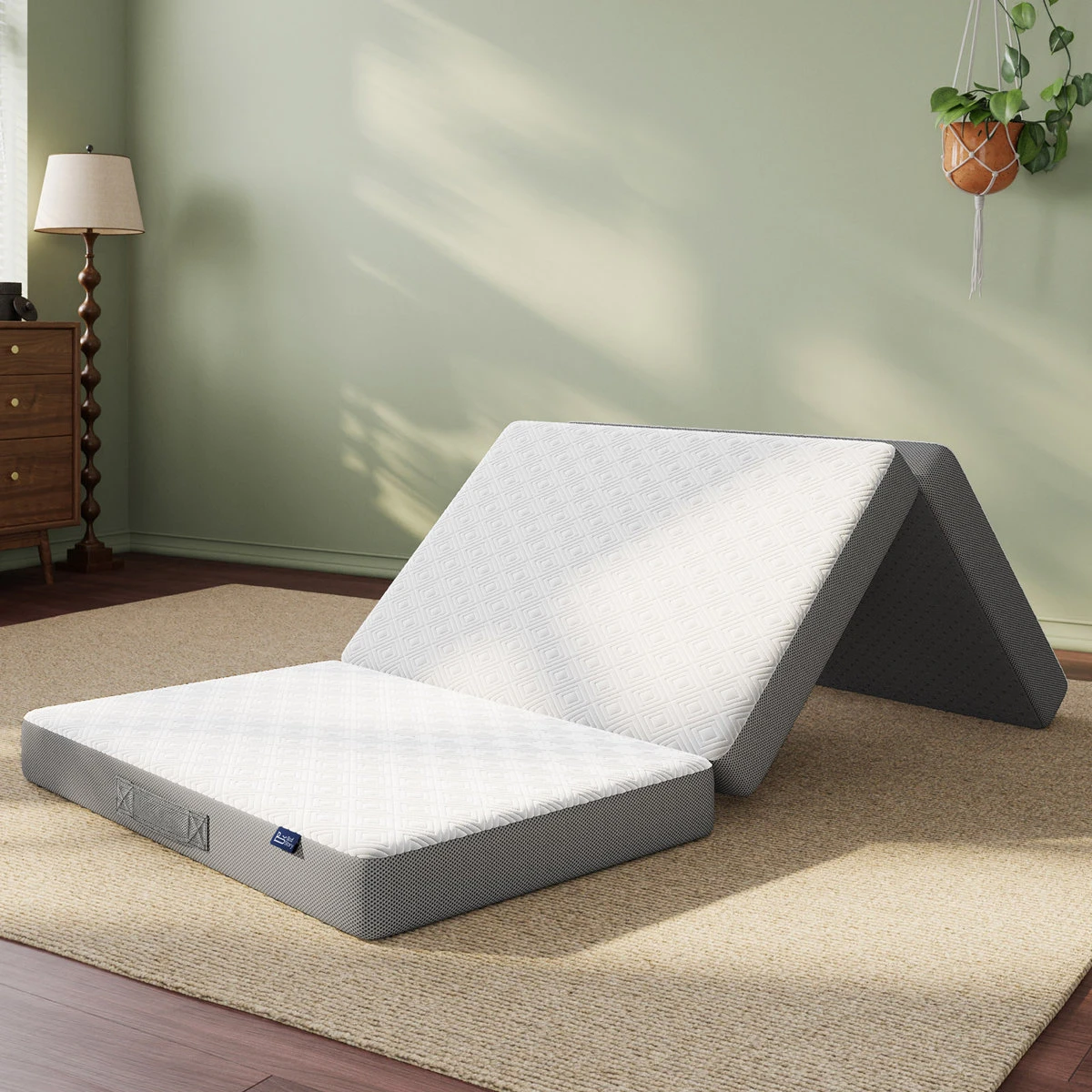 Bedstory Tri-Fold Memory Foam Mattress - Twin, 6inch
