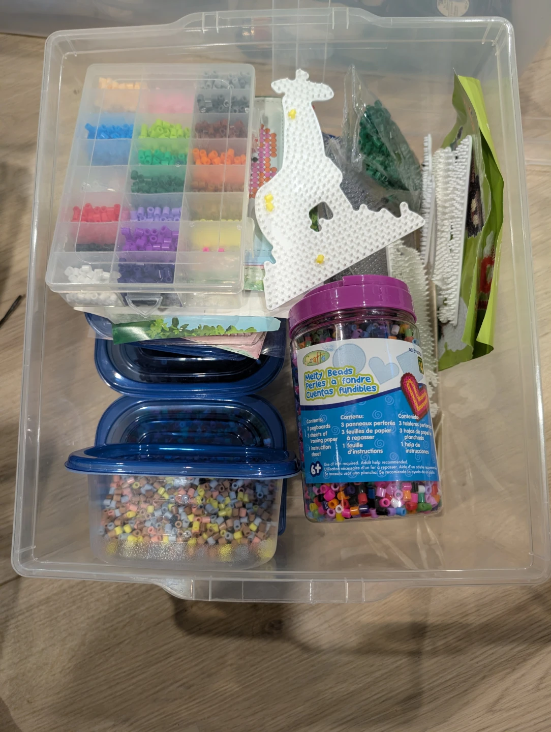 Craftie Melty Beads Set with Pegboards