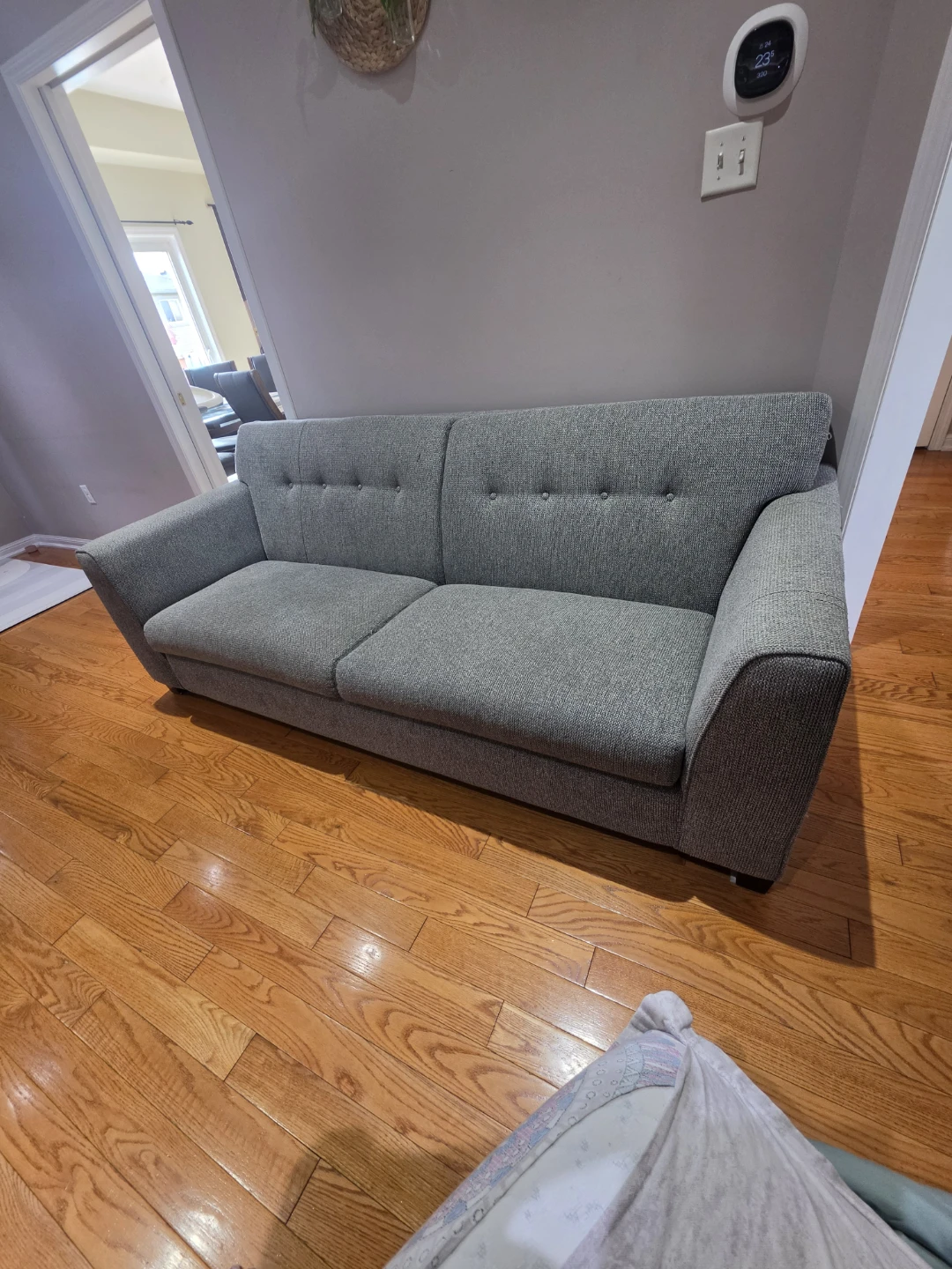 Grey Fabric Sofa - photo 3