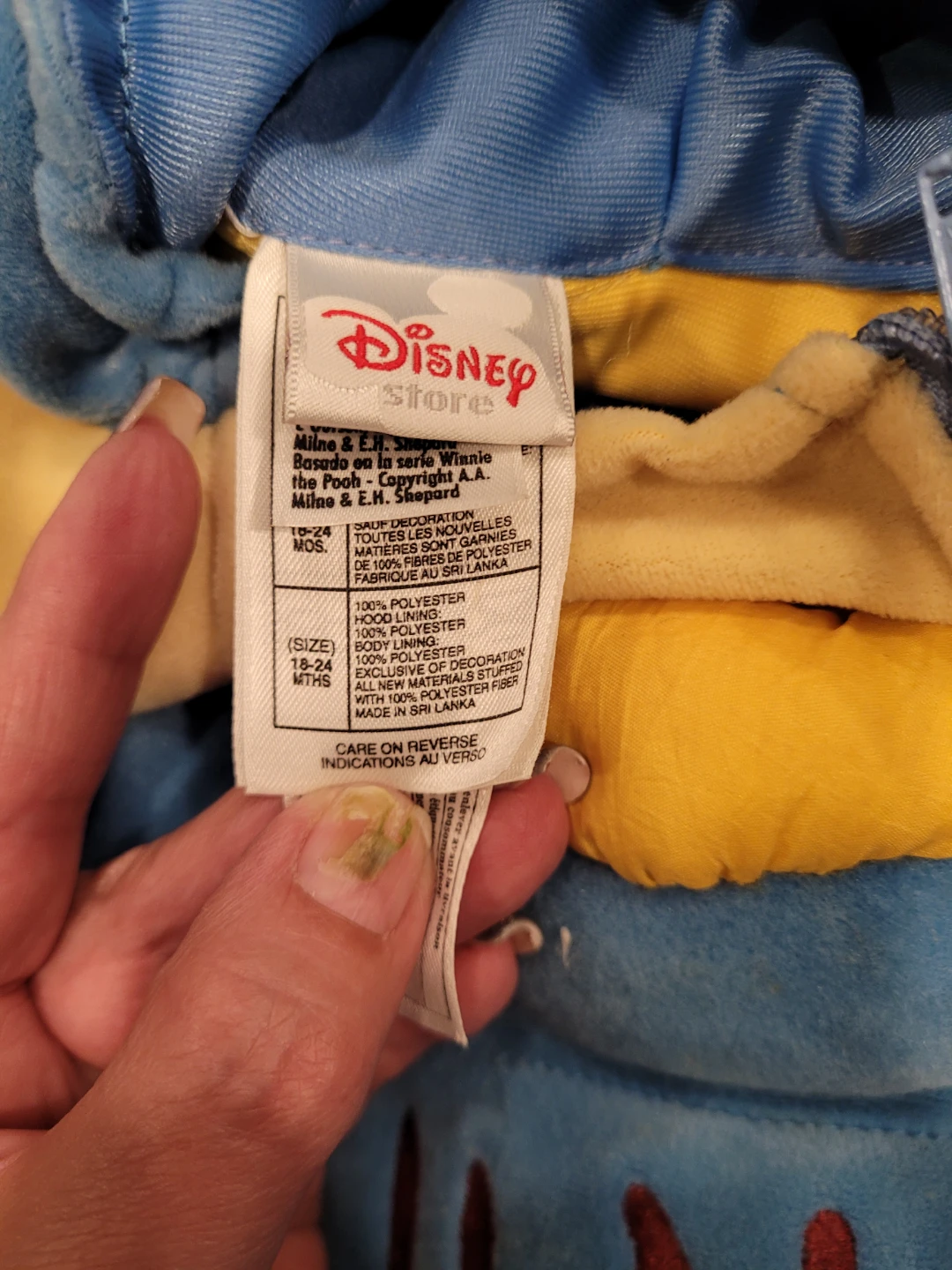 Disney Store Winnie the Pooh Costume 18-24 Months - photo 3