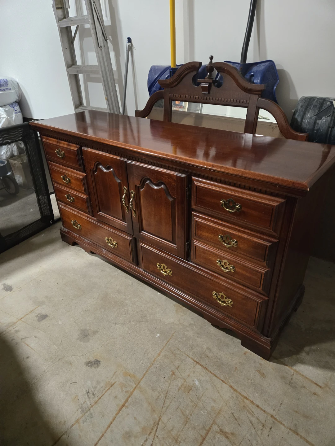 Daveluyville Triple Dresser with Mirror - photo 4