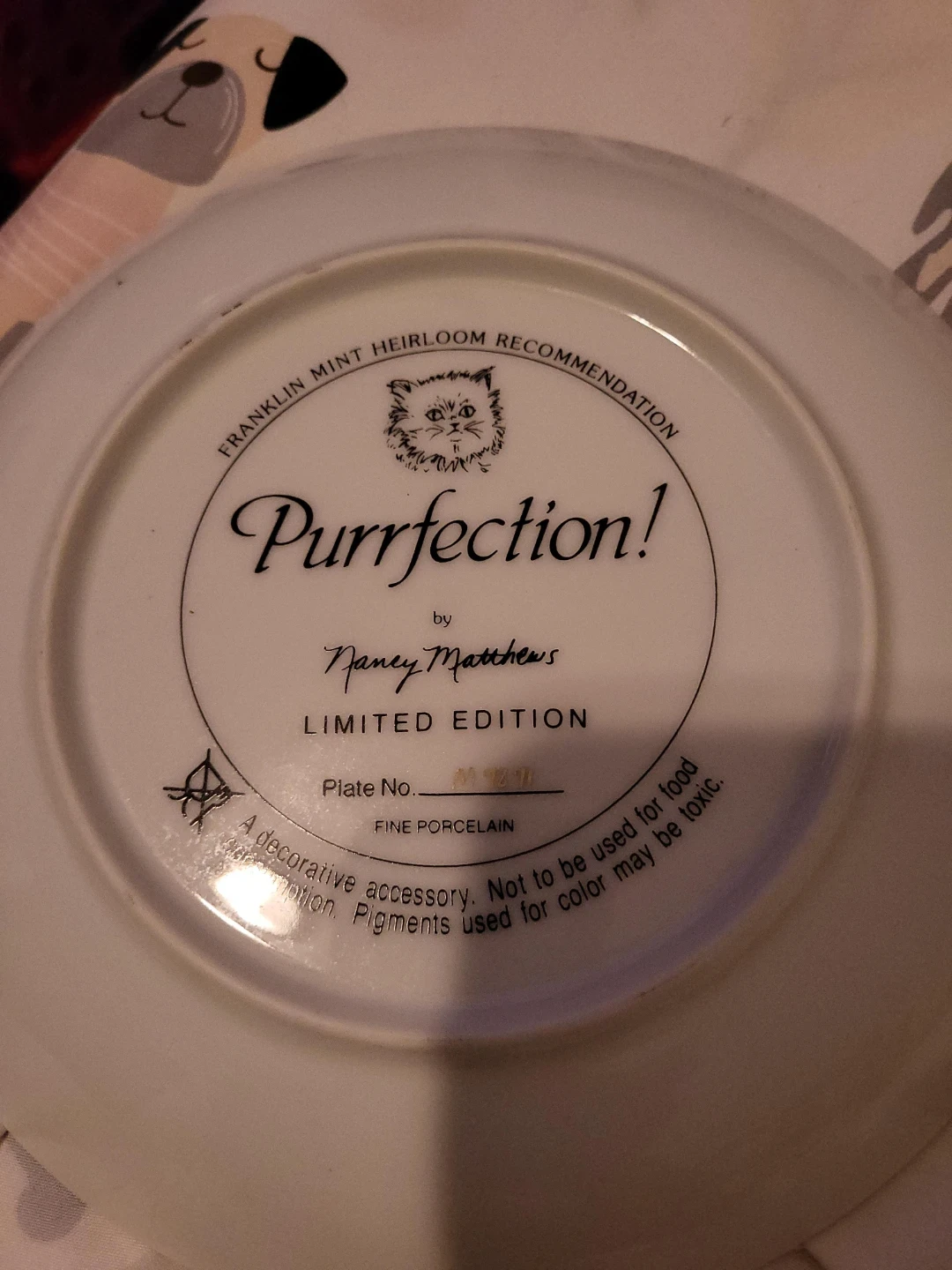 Decorative Kitten Collector Plate - photo 2
