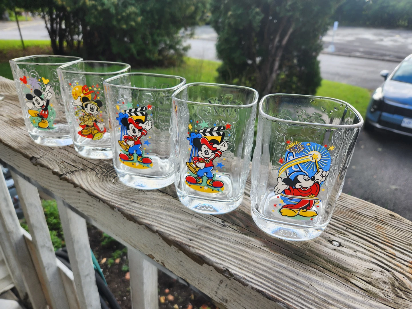 Set of 5 Mickey Mouse Glasses