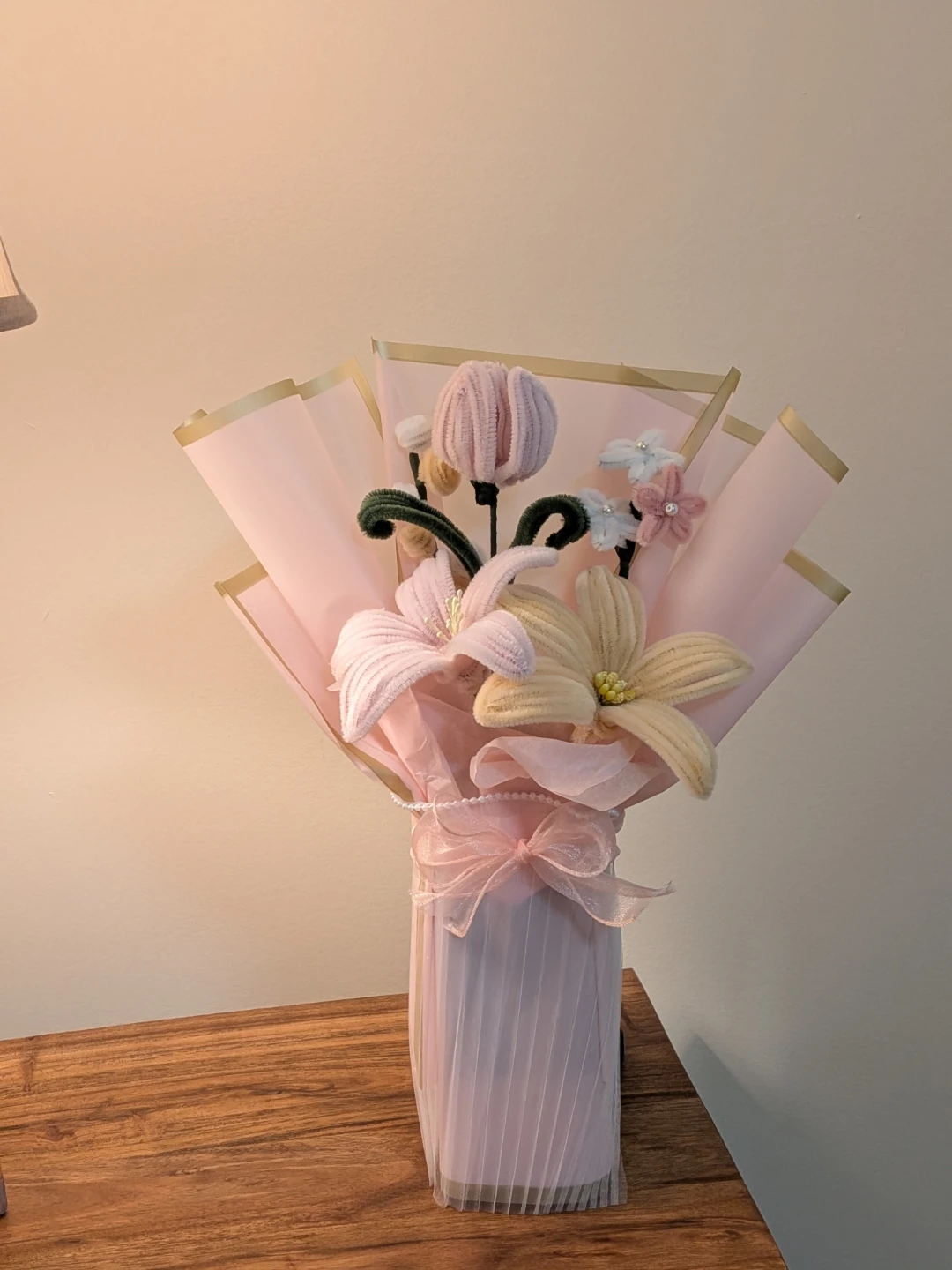 Nush customized Handmade Pipe Cleaner Flower Bouquet - photo 2