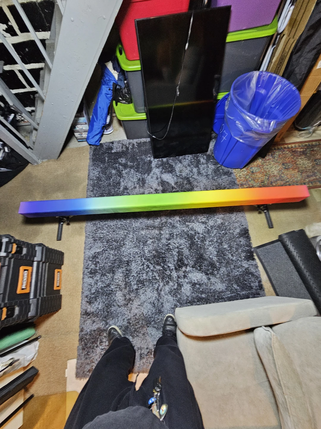 Rainbow Gymnastics Balance Beam