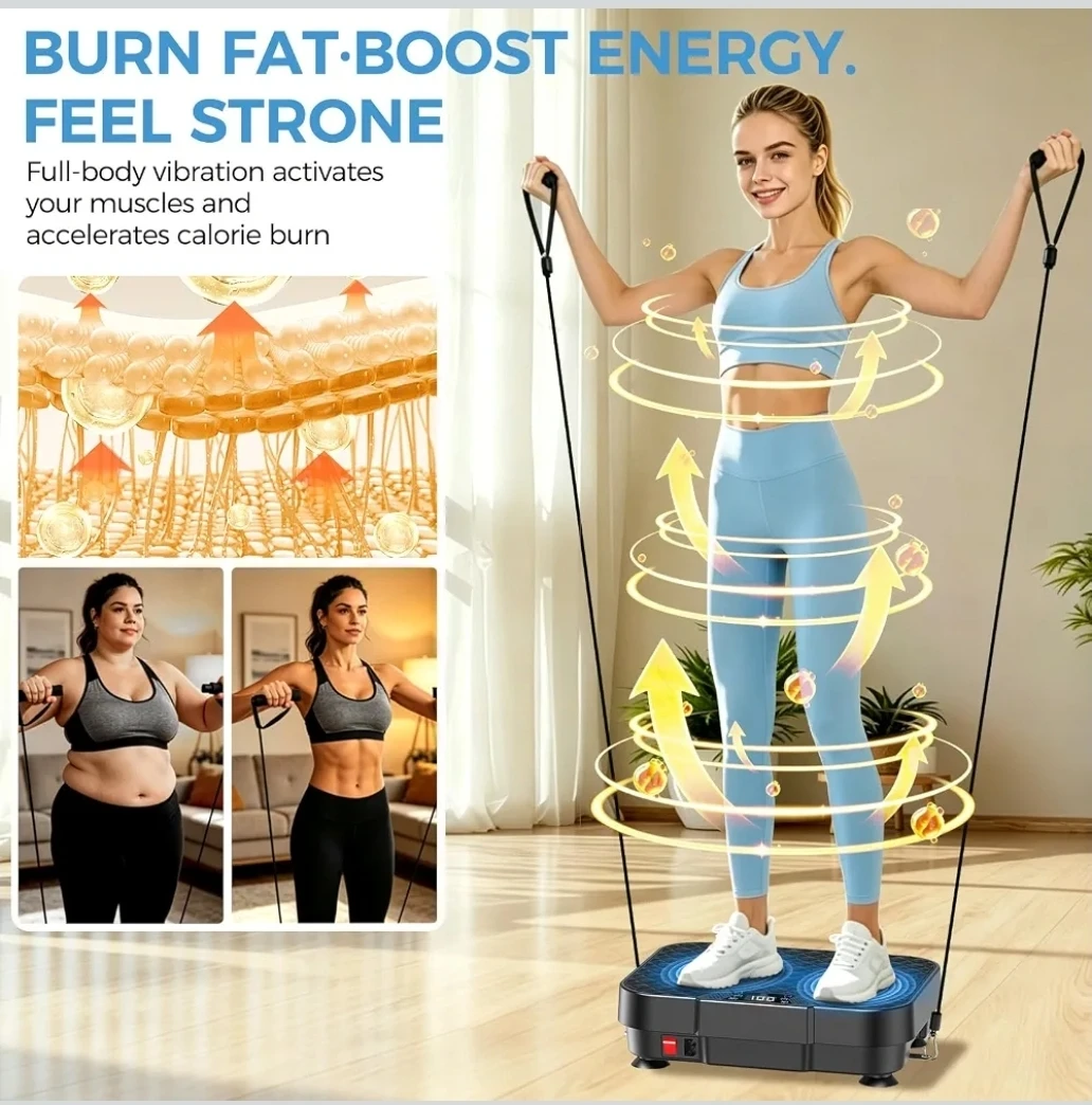Homepoweron vibration plate excersie machine - photo 4