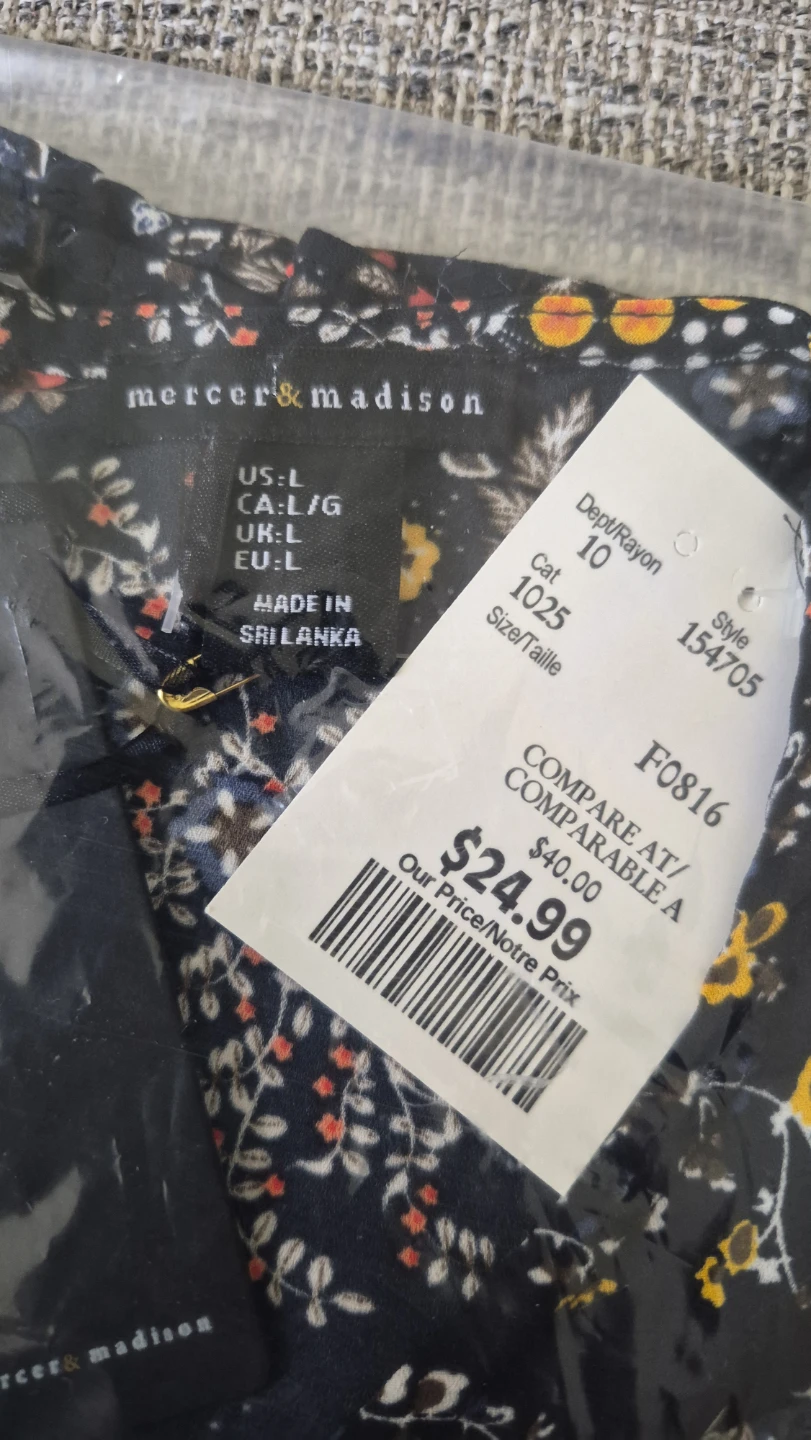 Mercer & Madison Floral Sleeveless Dress - photo 2