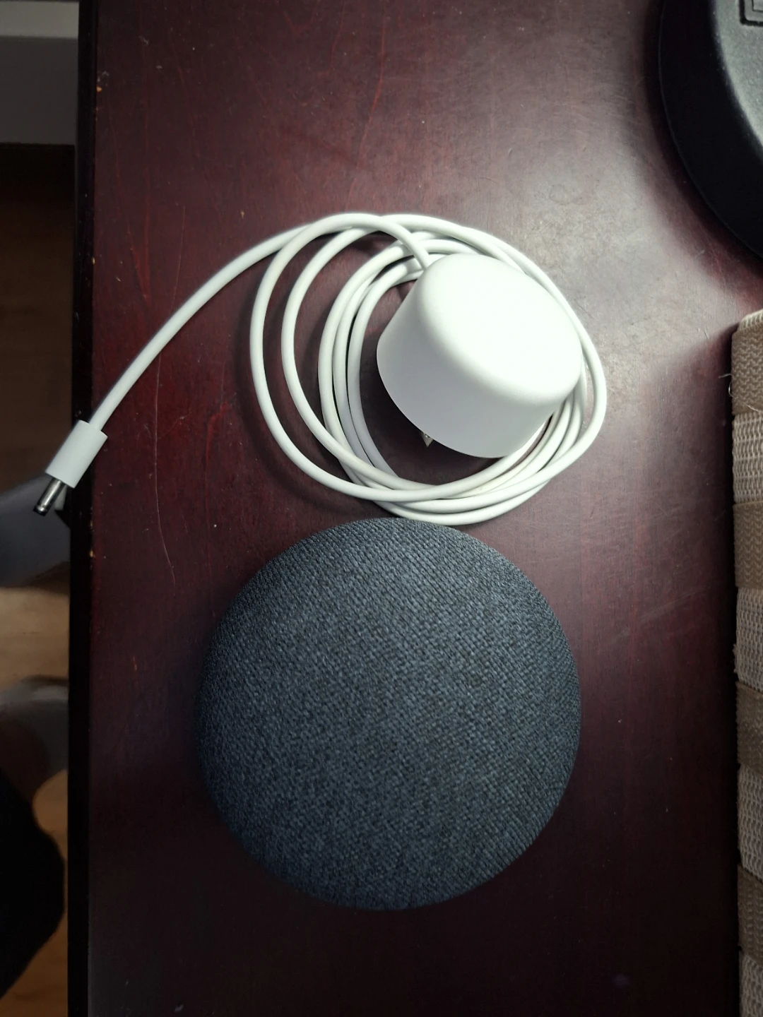 Google Nest Mini Charcoal Smart Speaker - photo 3