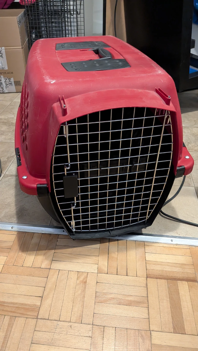 Red and Black Pet Travel Carrier