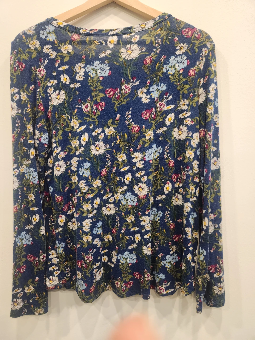 Moral Fiber floral long sleeve top XL - photo 4